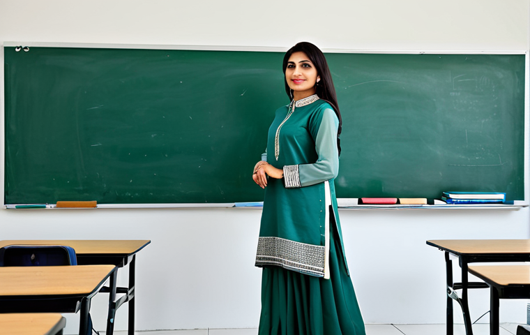 **

"A professional Pakistani educator in modest, traditional shalwar kameez, standing in front of a whiteboard in a modern classroom setting, fully clothed, appropriate attire, safe for work, perfect anatomy, natural proportions, clear and educational, professional photography, high quality"

**